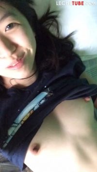 Hot lady touching her pussy