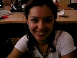 Shy latina sucking dick