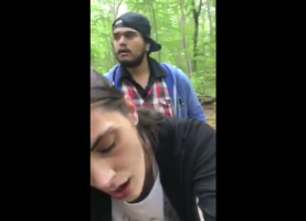 Snapchat couple has a quickie on the hiking trail - FKBAE
