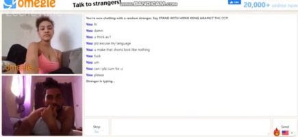 Omegle Hot Girl 2020 Pt1 busty teen doing live