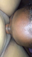 Dominican lesbian couple make love
