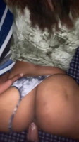 At the girlfriend's house fucking with the cousin