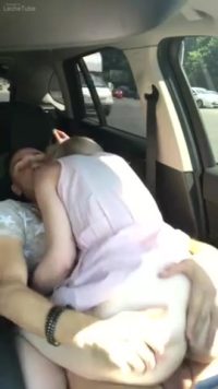 In the middle of the streets fucking in the car