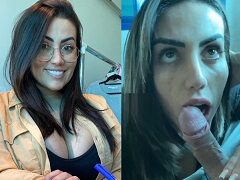 Daniela Buenno chupando pau do parceiro