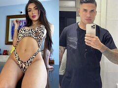 Ana Otani follando con Mc Brisola al aire libre