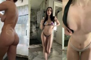 Video filtrado de Christina Khalil En la ducha