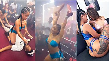 Dominicana Megane Janell En La Discoteca hace que se me pare el tallo