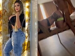 CPI Huracán Denise Rocha mamando y follando a cuatro patas
