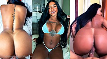 La brasileña Pocahontas Carioca gime de placer follando en cuatro