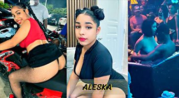 Dominicana Aleska__Of Destrozando Un Cliente En Un Party Para adultros