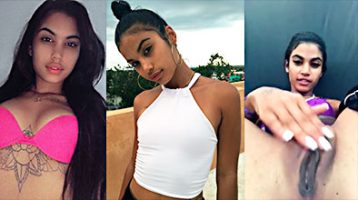 Dominicana La Diosa Amaeya masturbandose haciendo video xxx