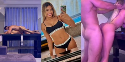 Karlyane Menezes follando sobre la mesa de billar video de onlyfans