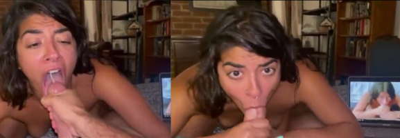 Jasmine Sherni sucks me until she swallows OnlyFans sex