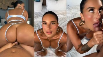 Jameelahh fucks and receives cum in busty Linda's mouth