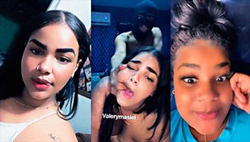 Valeryn Masiel En El Video Porno el tiguere le dice perra tragatelo todos
