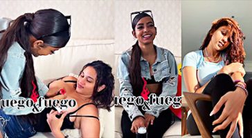 Arlin chupandole las tetas a La Profe Tatiana