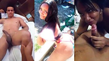 La Cariñosa La Flor Jazmin se Graba singando en un rio con clientes
