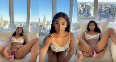 Beautiful Asian Girl Marbles Solo Dildo Pleasure