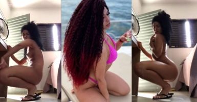 Mirian Gabriela dançando funk pelada