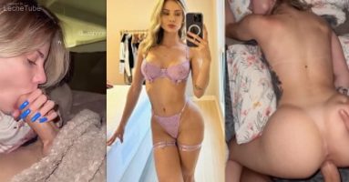 Sabrina de Martini de quatro dando a xoxota com força
