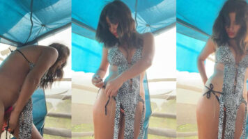 Swinger Naomi campando bajos lluvias