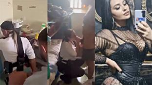 Scandal The viral video of Linda De Sousa Abreu in HMP