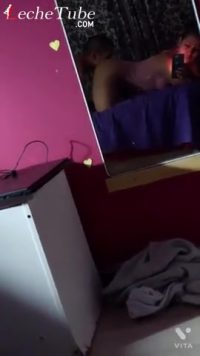 Follada anal casera con latina caliente con gran culo