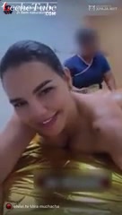 Vitaly Sanchez se viraliza donde le dan masaje en las nalgas