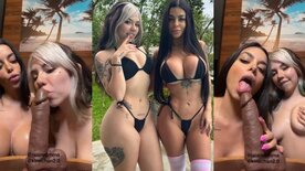 Kinechan E Jaiane Limma Pagando Boquete No Pau