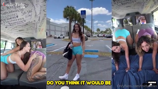 Puertorican Lexy And Jade Teen Fucked On The Fan Bus