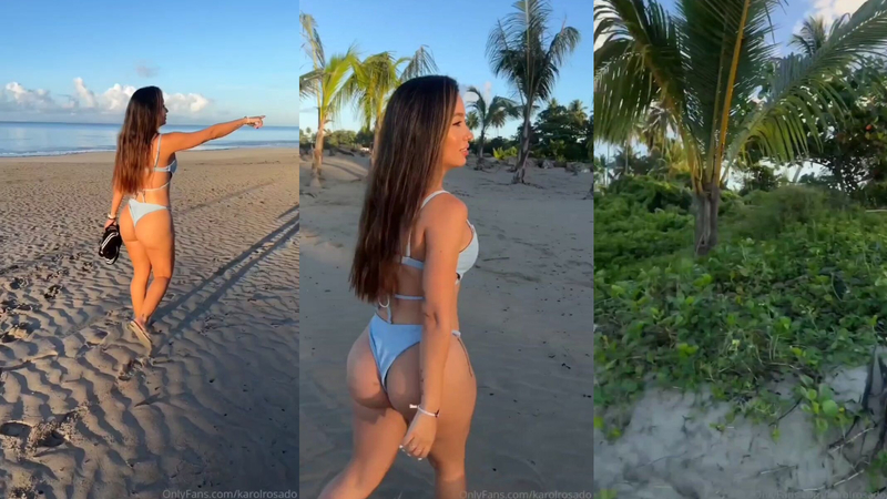 Karol Rosado Has Outdoor Sex On The Beach
