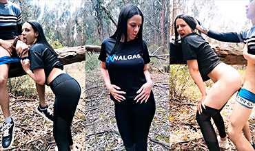 Pretty Cattp en el Bosque teniendo sexo