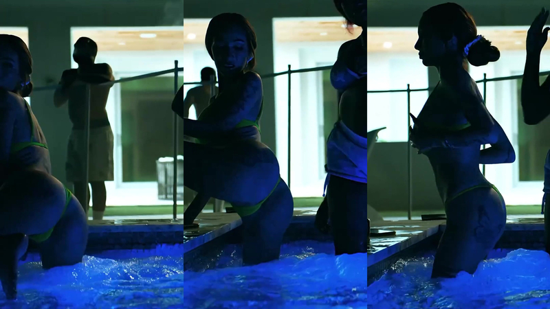 Bhadbhabiexrated Twerks In A Pool Party