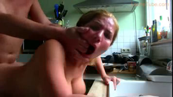 Burning busty blonde