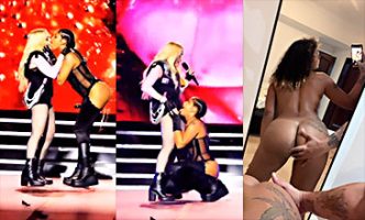 Tokischa y Madonna Frente Al Público mamando toto video xxx