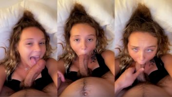 Young Blonde Mayseeds Quick Blowjob Video