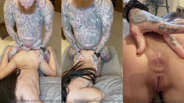 Tattednina Gets Her Asshole Creampied