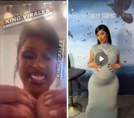 Video viral de Cardi B mostrando sus tetas live xxx
