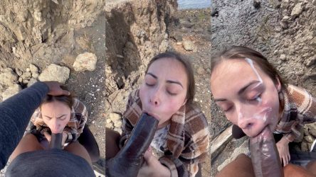 Sugarr Spiceee Pov sexo oral al aire libre interracial mamadas